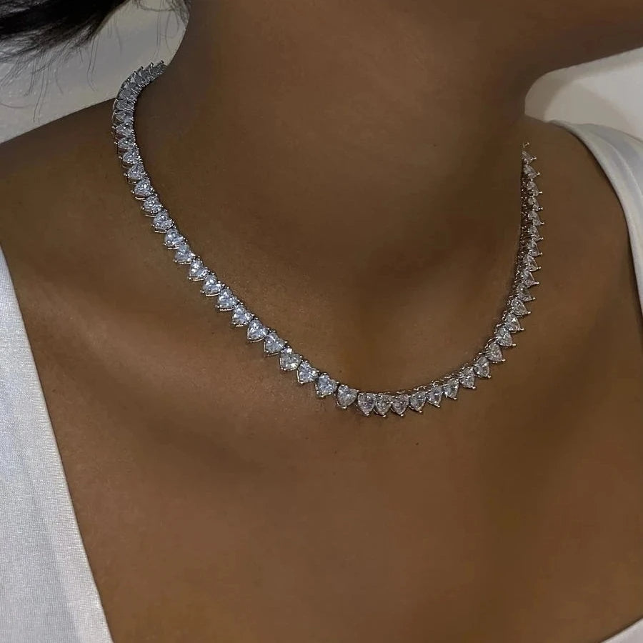 Kute Heart Sparkle Necklace