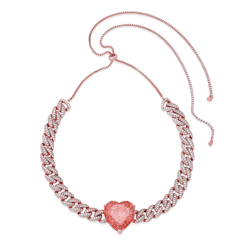 Kutecuban Heart Necklace - Necklaces - BBYKUTE