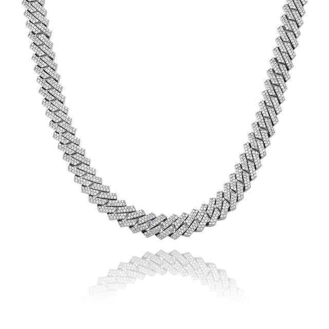 THIN SASSY CUBAN NECKLACE - Necklaces - BBYKUTE