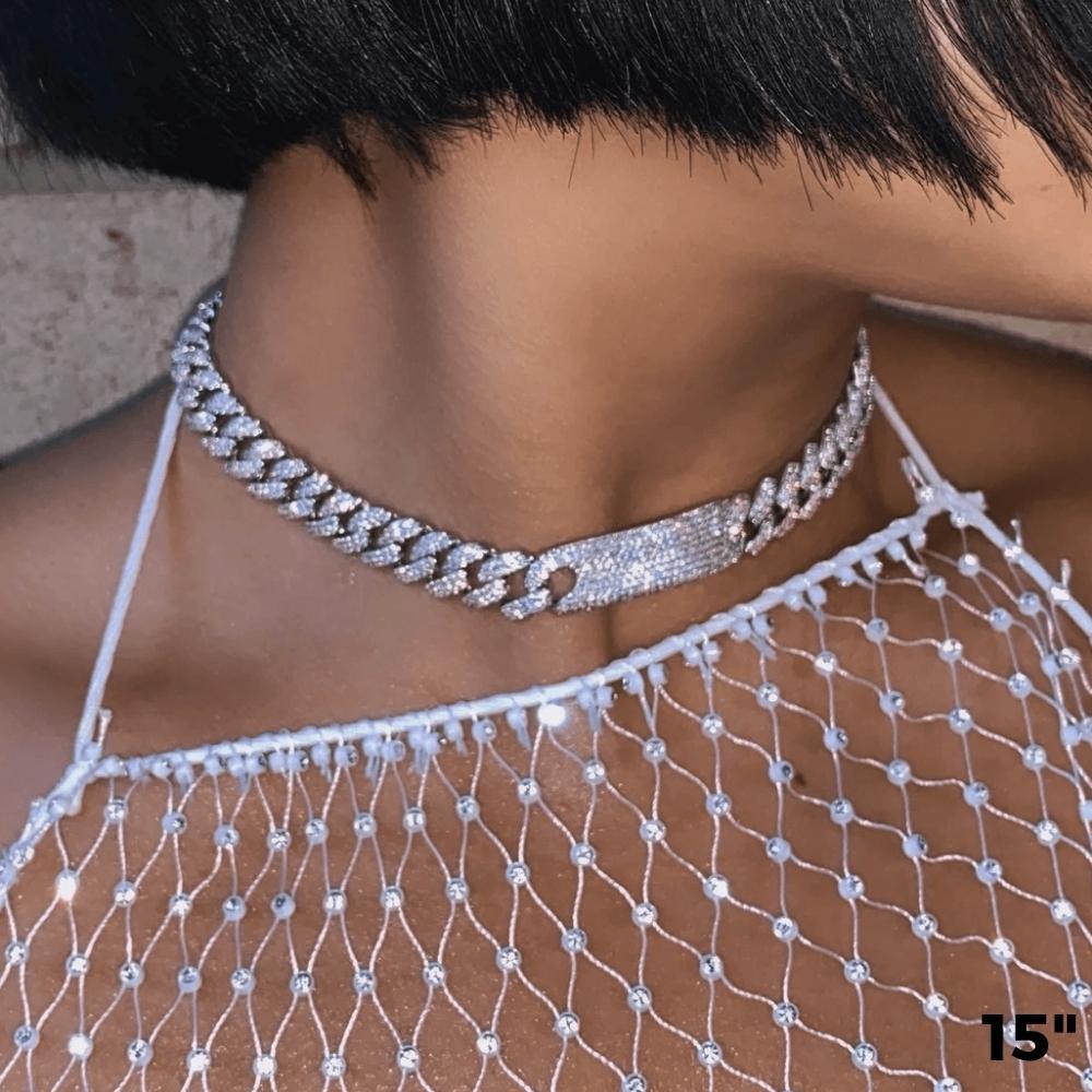 BADDIE CUBAN NECKLACE - Necklaces - BBYKUTE