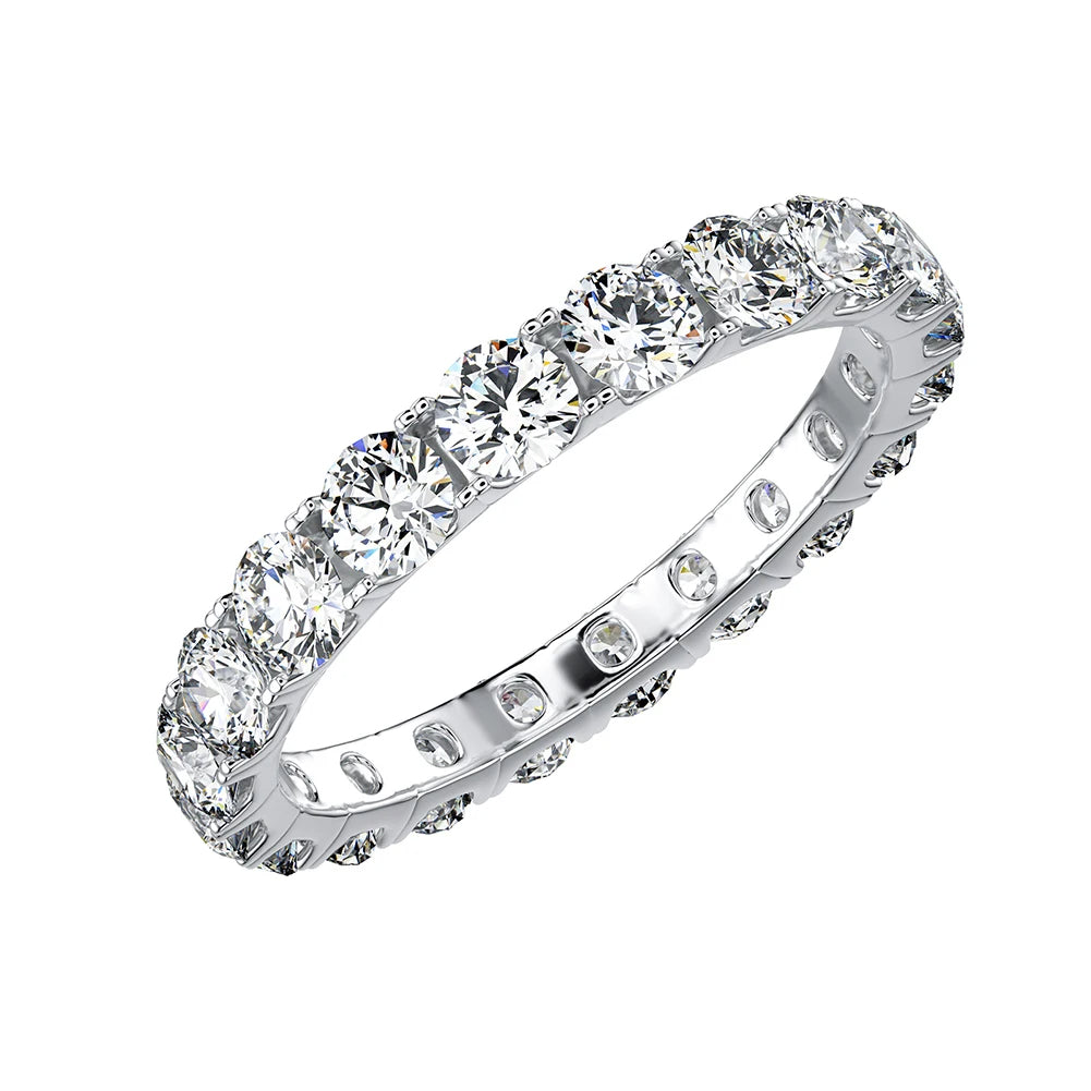 Moissanite Eternity Ring