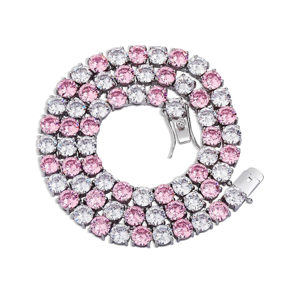 Kute Slay Necklace - White Pink