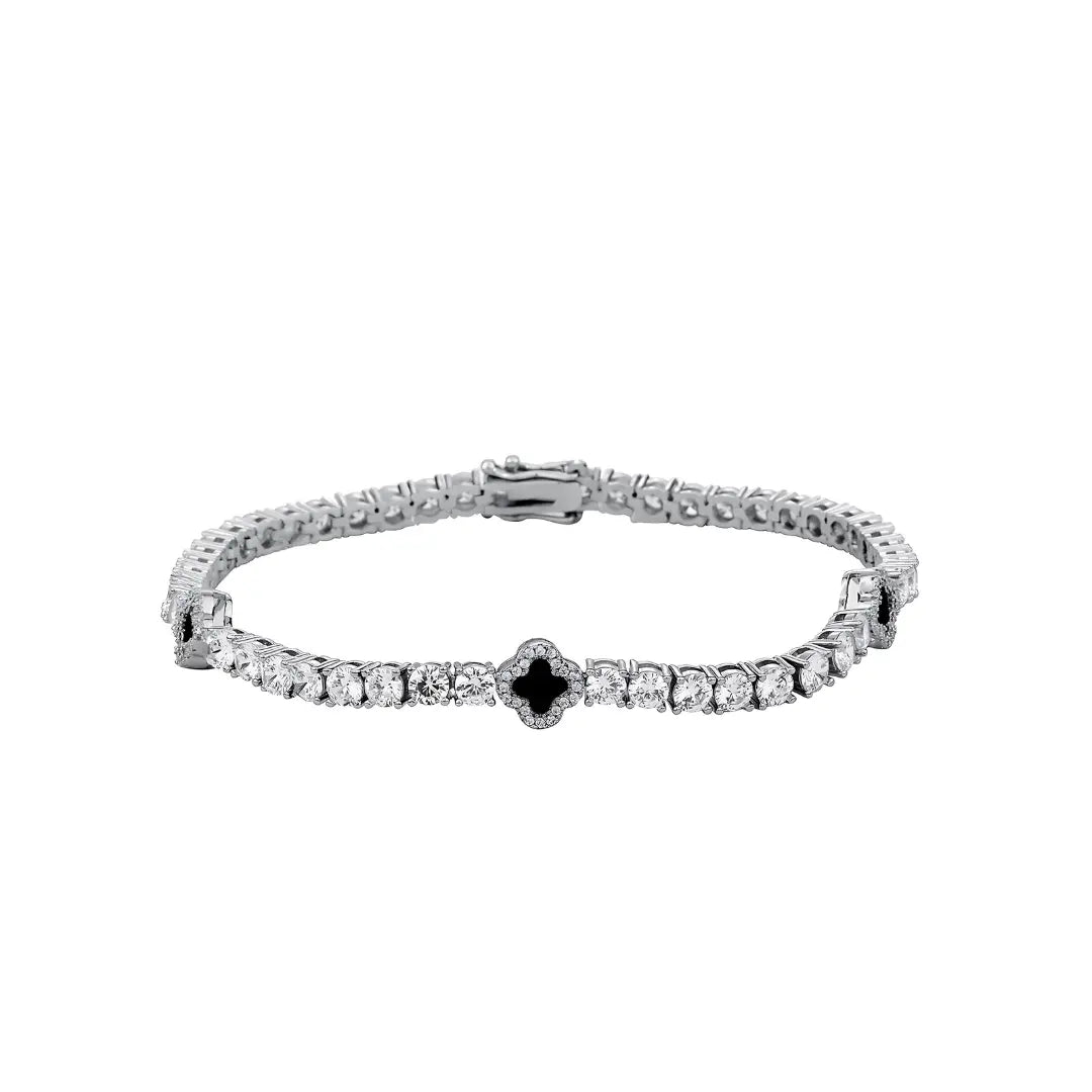 Kute Clover Tennis Bracelet