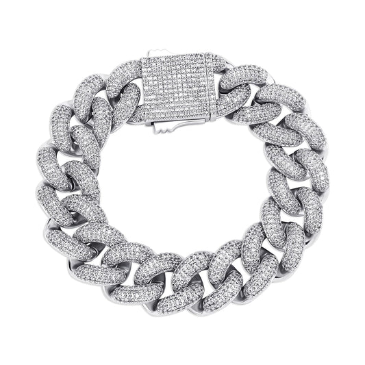18mm Cuban Bold Bracelet - Bracelets - BBYKUTE