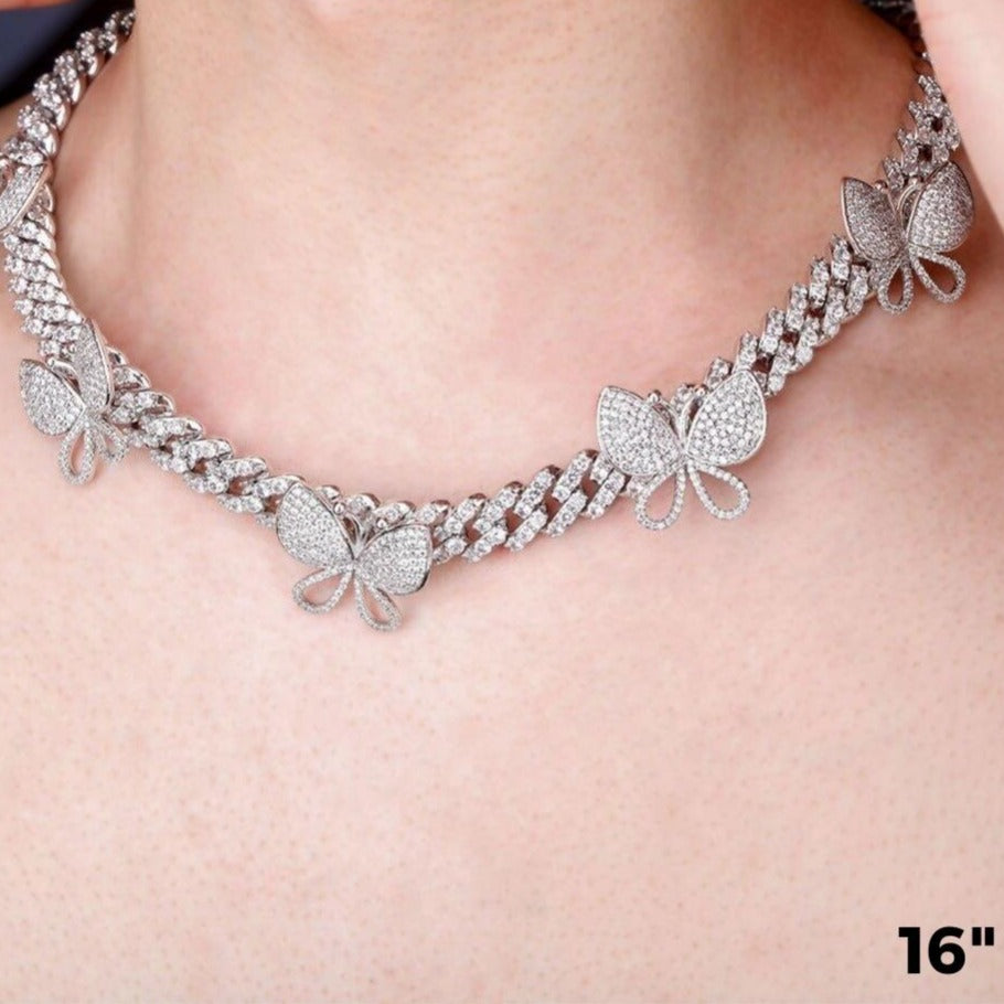 Kute Spin Butterfly Necklace