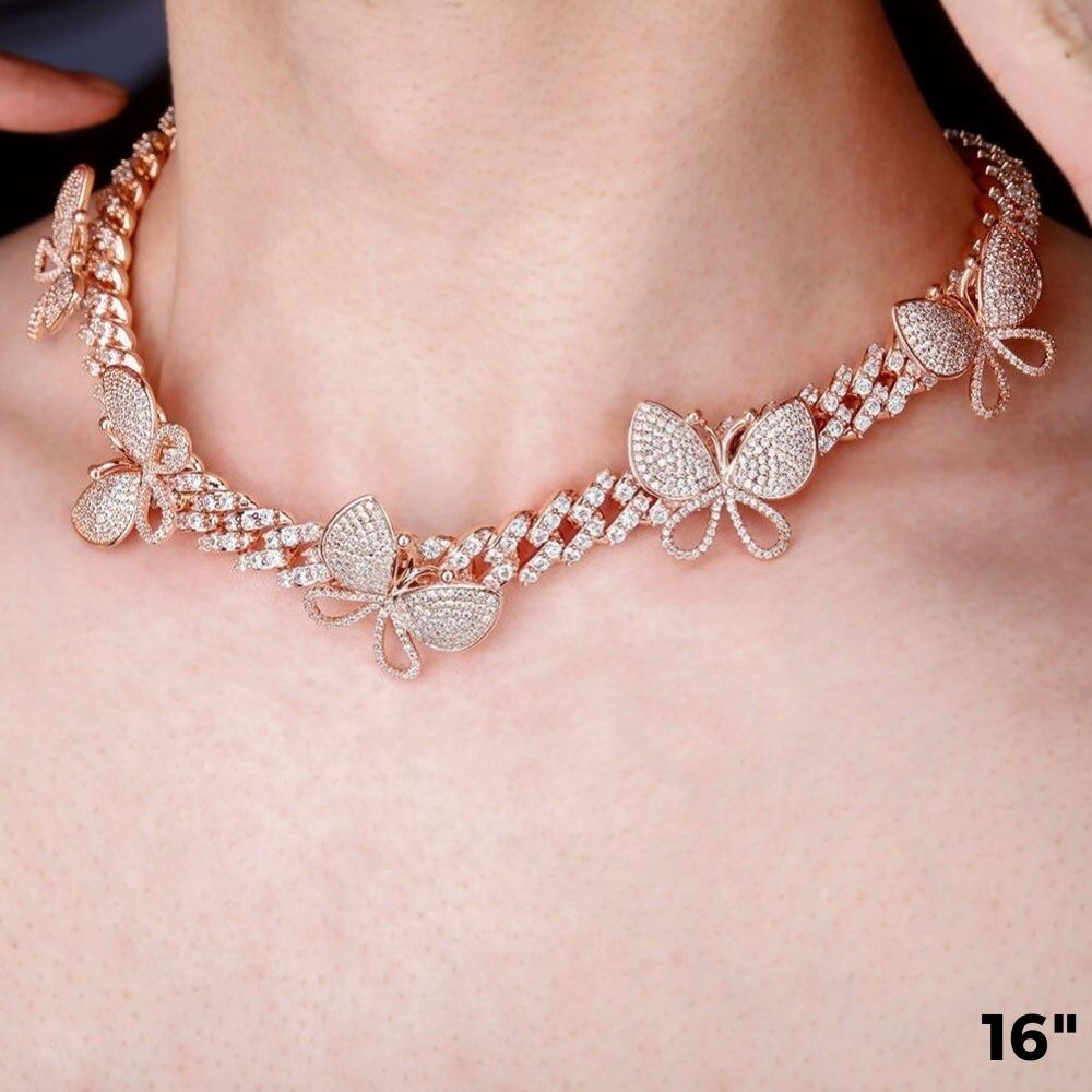 Kute Spin Butterfly Necklace