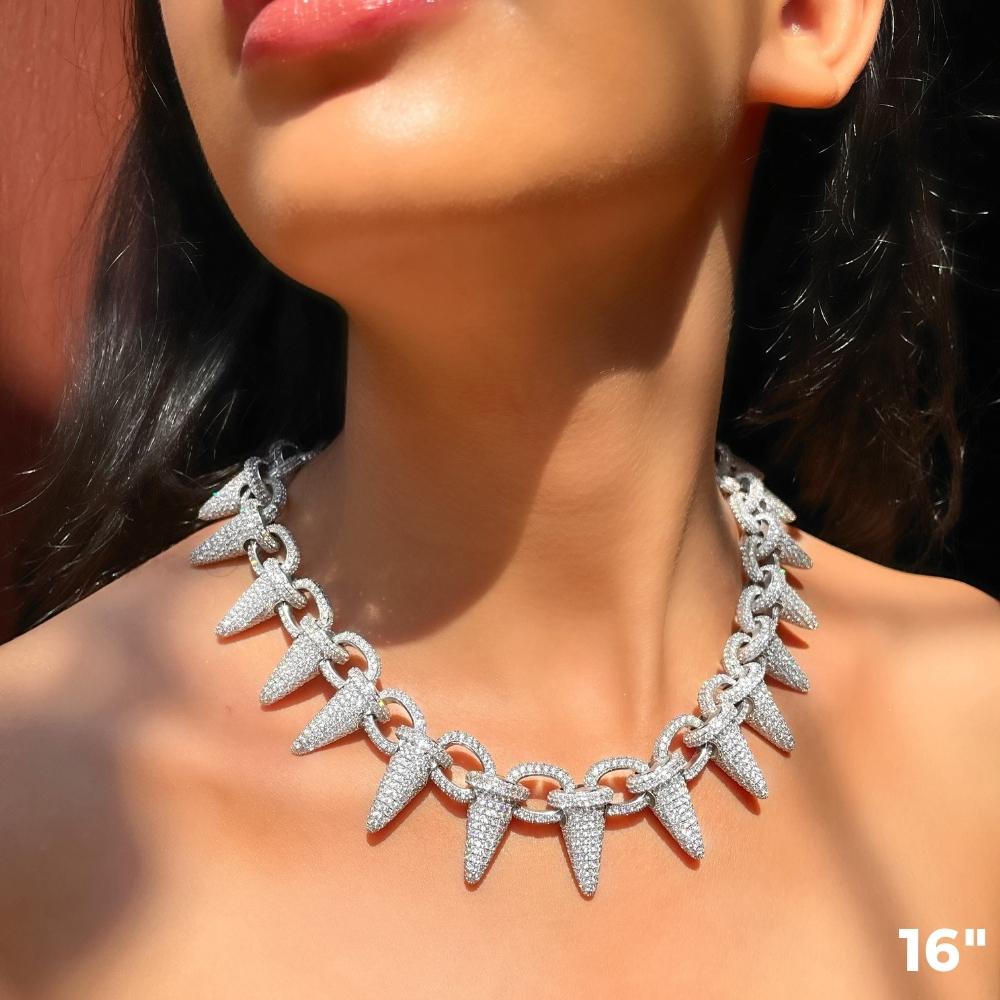 BABE DIAMOND NECKLACE - Necklaces - BBYKUTE