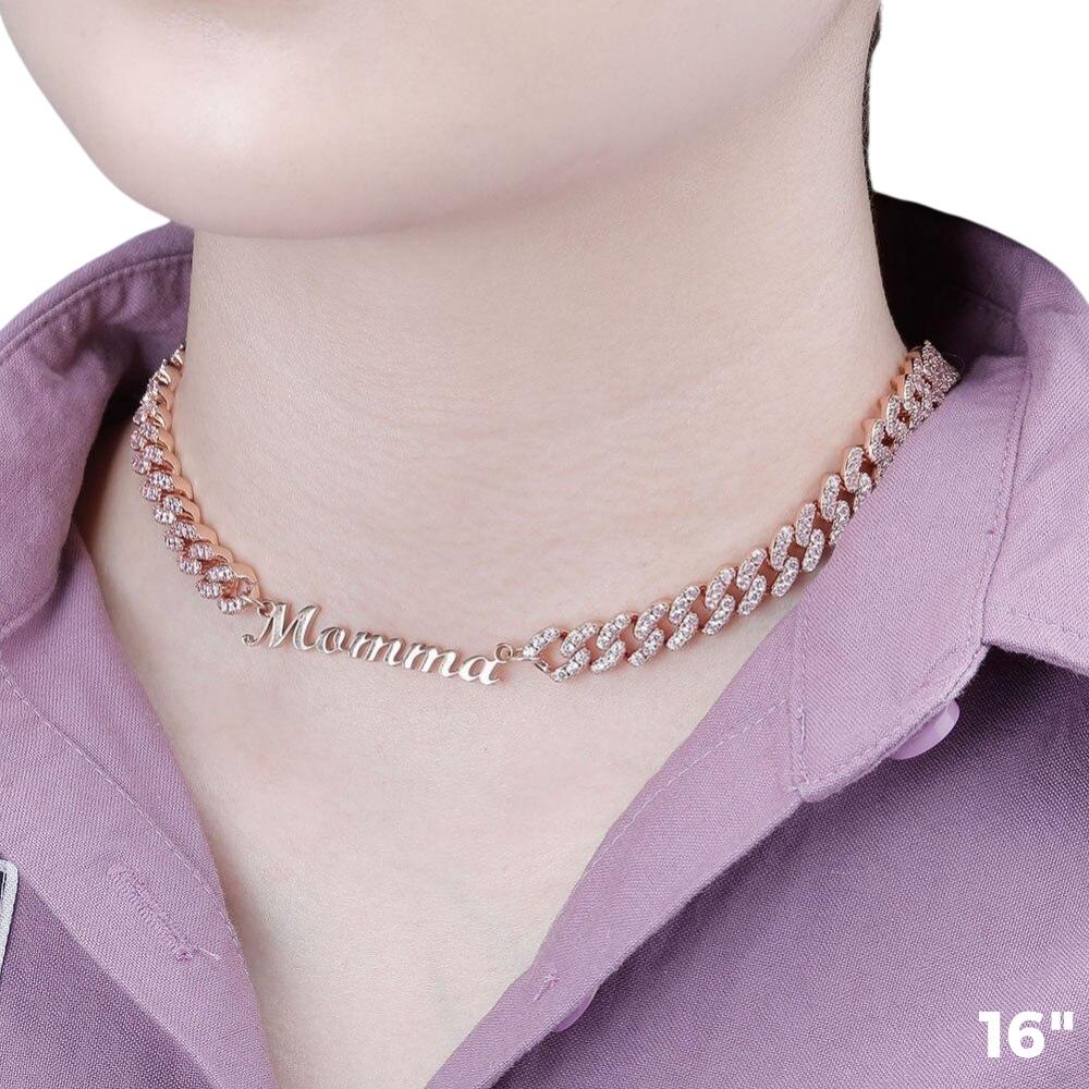 Custom Name Icy Cuban Necklace