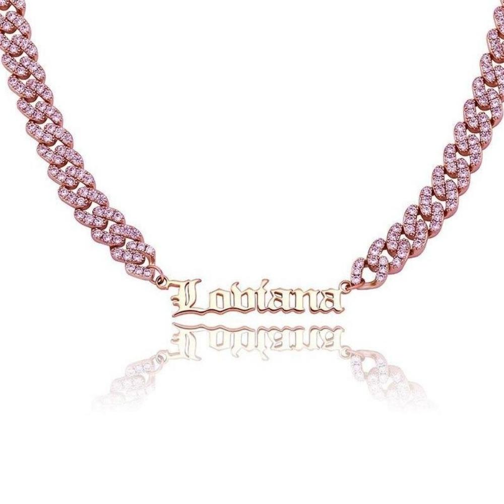 Custom Name Icy Cuban Necklace