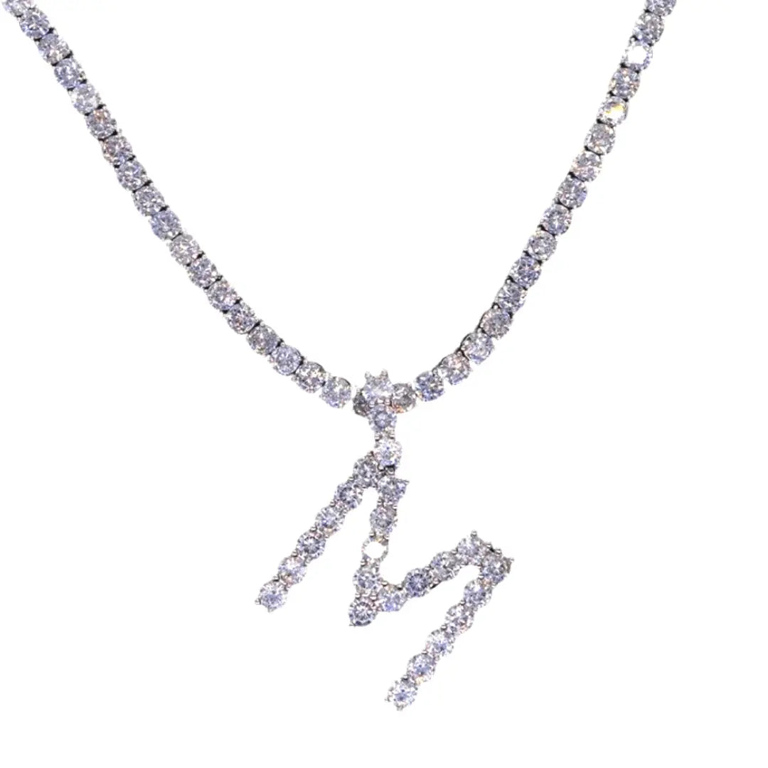 Icy 2025 initial necklace