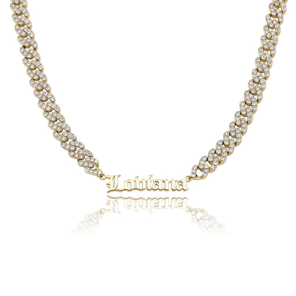 Custom Name Icy Cuban Necklace