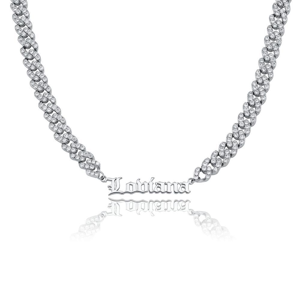 Custom Name Icy Cuban Necklace