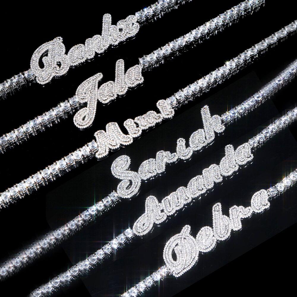 Custom Name Tennis Necklace